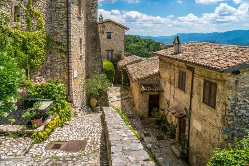 Villa Casaletto Santo Spirito à Labro Extérieur photo